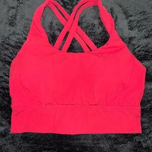 Buffbunny Women's Hot Pink Cross-Back Sports Bra